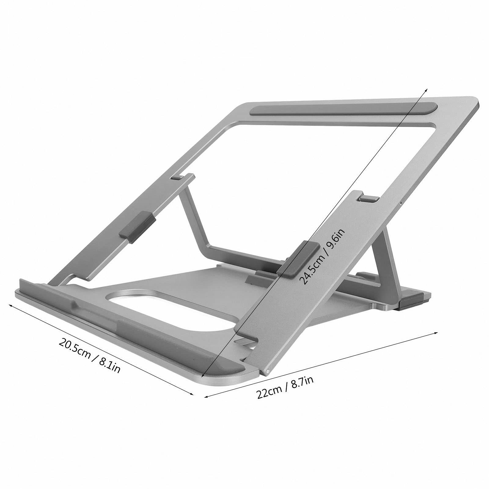 Регулируемая подставка для ноутбука. Сплав. Складная. Портативная. 11-15,6 дюймов, фото №2
