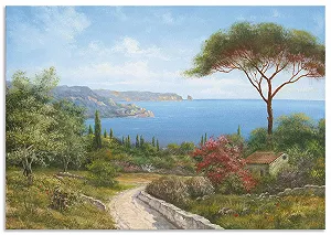 Картина настінна ARTland T4DL Landscape Tuscany Алюмінієва композитна панель 100 x 70 см - Фото 1