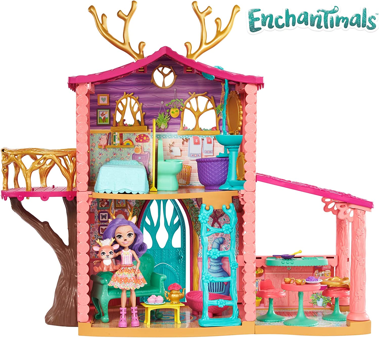 Игровой набор Enchantimals Cosy Deer House GWG90, фото №1
