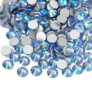 Стрази Blue Series з пласкою задньою частиною, світло-блакитний колір, розмір 20, 1140 штук - Фото 1