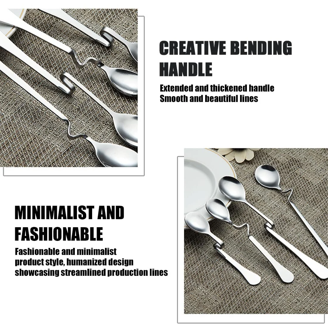 Ложка для меда из нержавеющей стали, 4 шт, фото №3