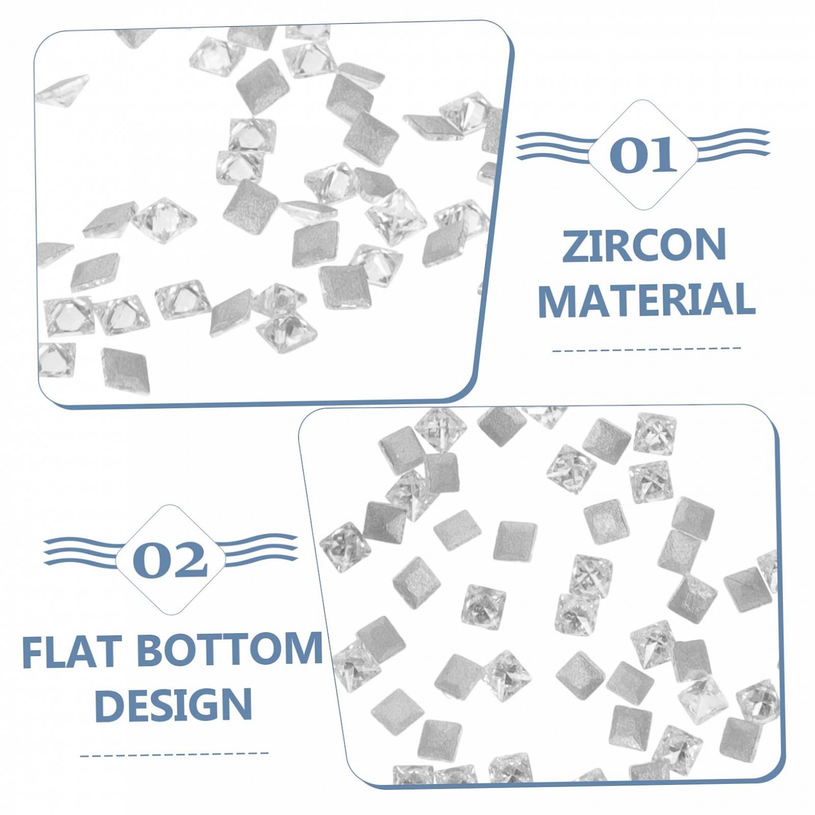 Подвески для ногтей Zircon, 50 шт. Декоративные украшения для маникюра, фото №8