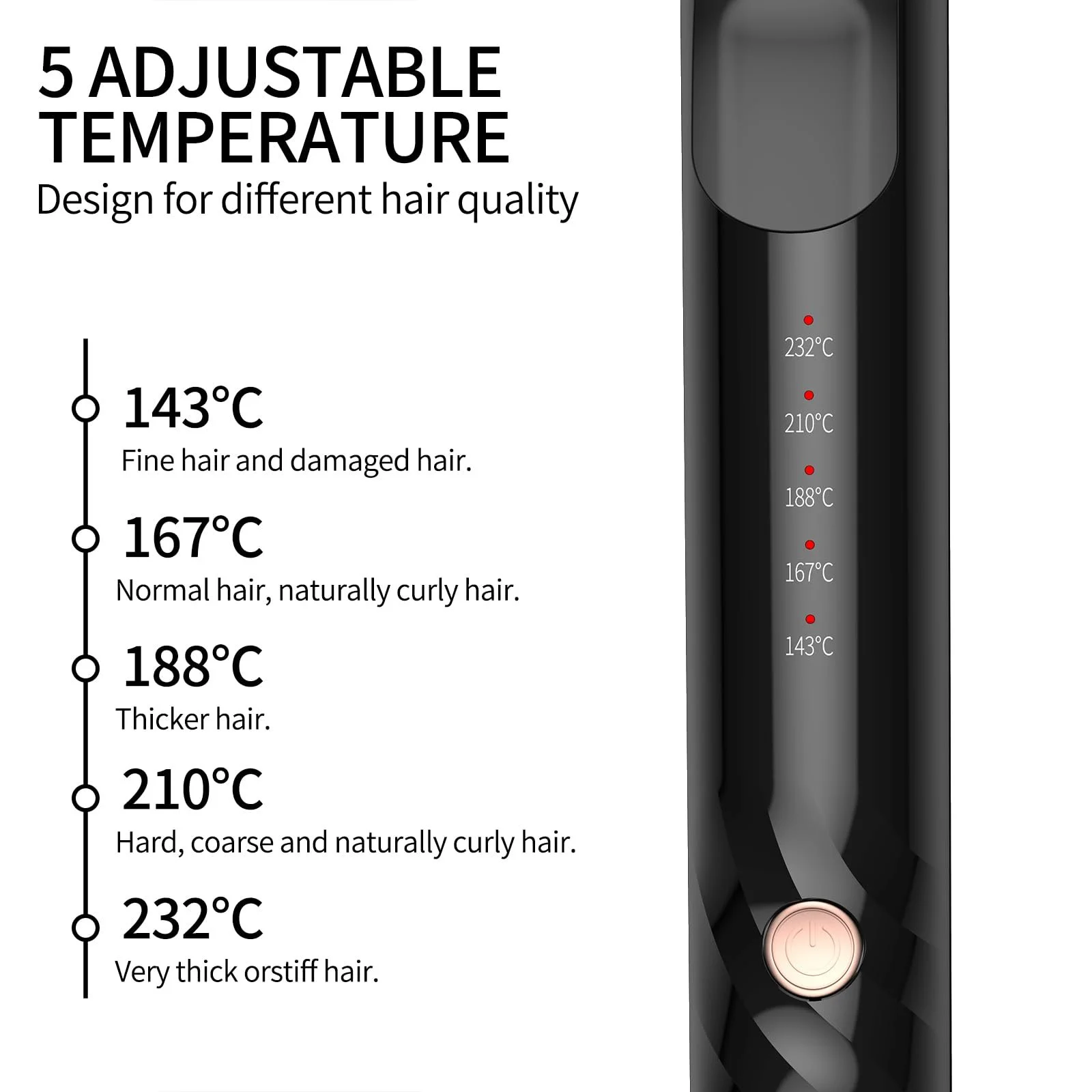 Инфракрасная плойка K&K Professional 32 мм 230°C розовое золото, фото №4 Инфракрасная плойка K&K Professional 32 мм 230°C розовое золото, фото №4