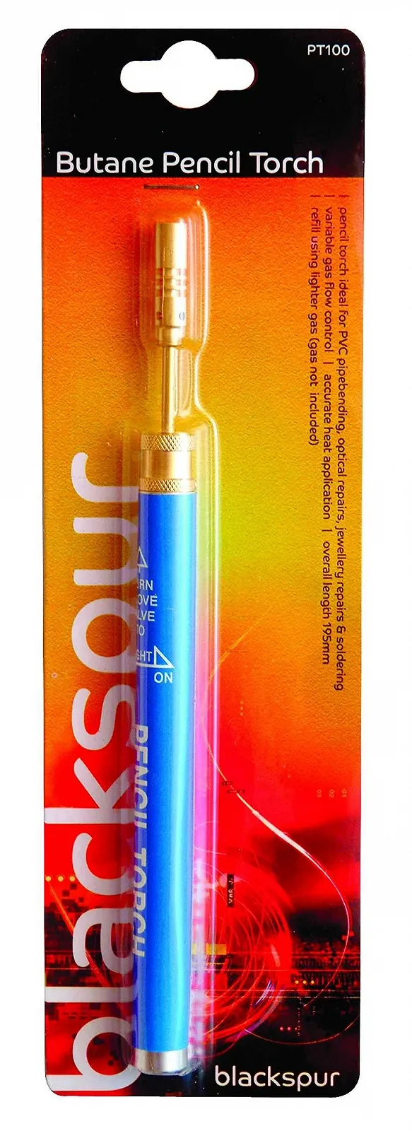 Газовий олівець-пальник Blackspur BB-PT100, фото №1
