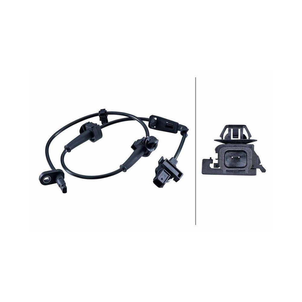 Датчик частоты вращения колеса HELLA 6PU 358 252-421 для HONDA, передний мост, фото №1