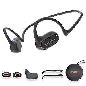 Наушники LIVALL LTS21 Open Run Pro Открытые уши Беспроводные Bluetooth 5.2 Спортивные Чёрный - Фото 1