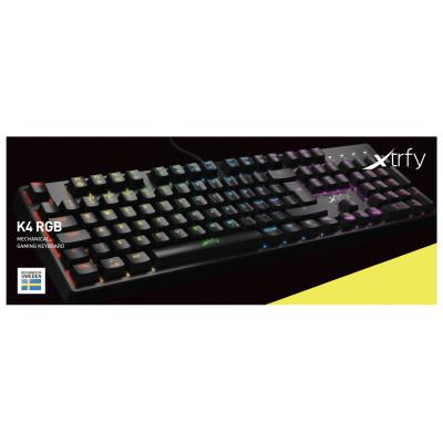 Клавиатура Xtrfy K4 RGB Kailh Red RU (XG-K4-RGB-R-RUS), фото №7