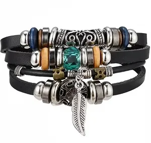 Набір браслетів з екошкіри Лотос - Фото 1