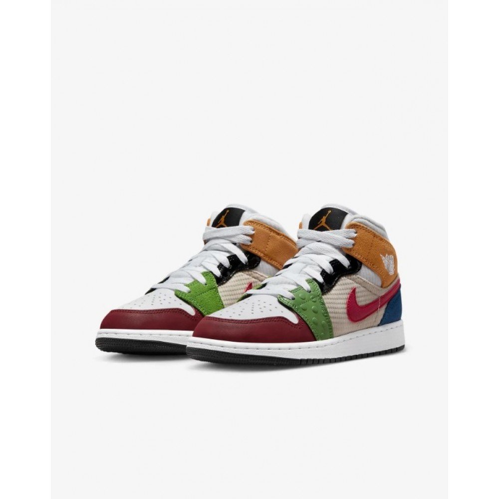 Кросівки JORDAN 1 MID SE GS 40, фото №4