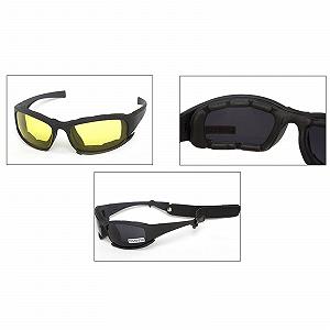 Окуляри NCONCO для велоспорту, захист від УФ-випромінювання, поляризовані, вітрозахисні, з поролоновою підкладкою, 4 змінні лінзи - Фото 1