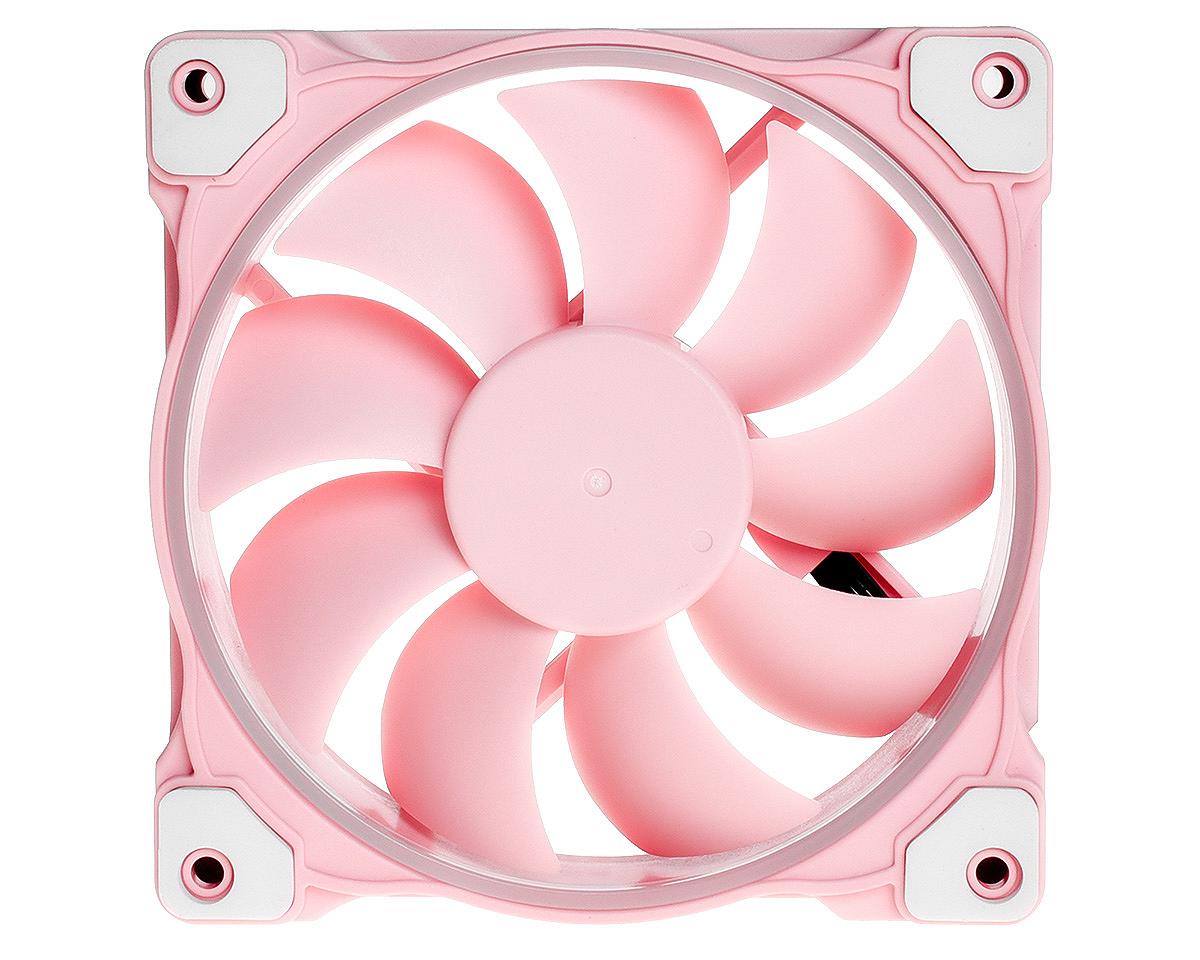 Кулер для ПК ID-Cooling ZF-12025-Piglet pink 120x120x25мм 4-pin PWM розовый, фото №1 Кулер для ПК ID-Cooling ZF-12025-Piglet pink 120x120x25мм 4-pin PWM розовый, фото №1