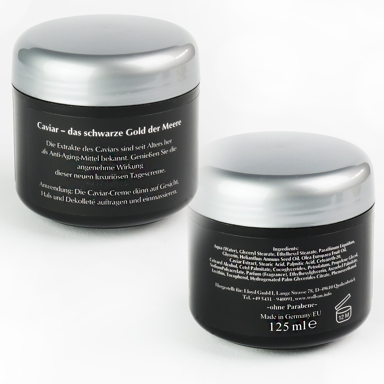 Набір кремів STREHLER DESIGN Caviar Bio Vital денний та нічний проти зморшок з ікрою 250 ml, фото №7