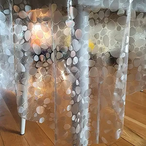 Скатертина PVC прозора квадратна 140 x 180 см - Фото 1