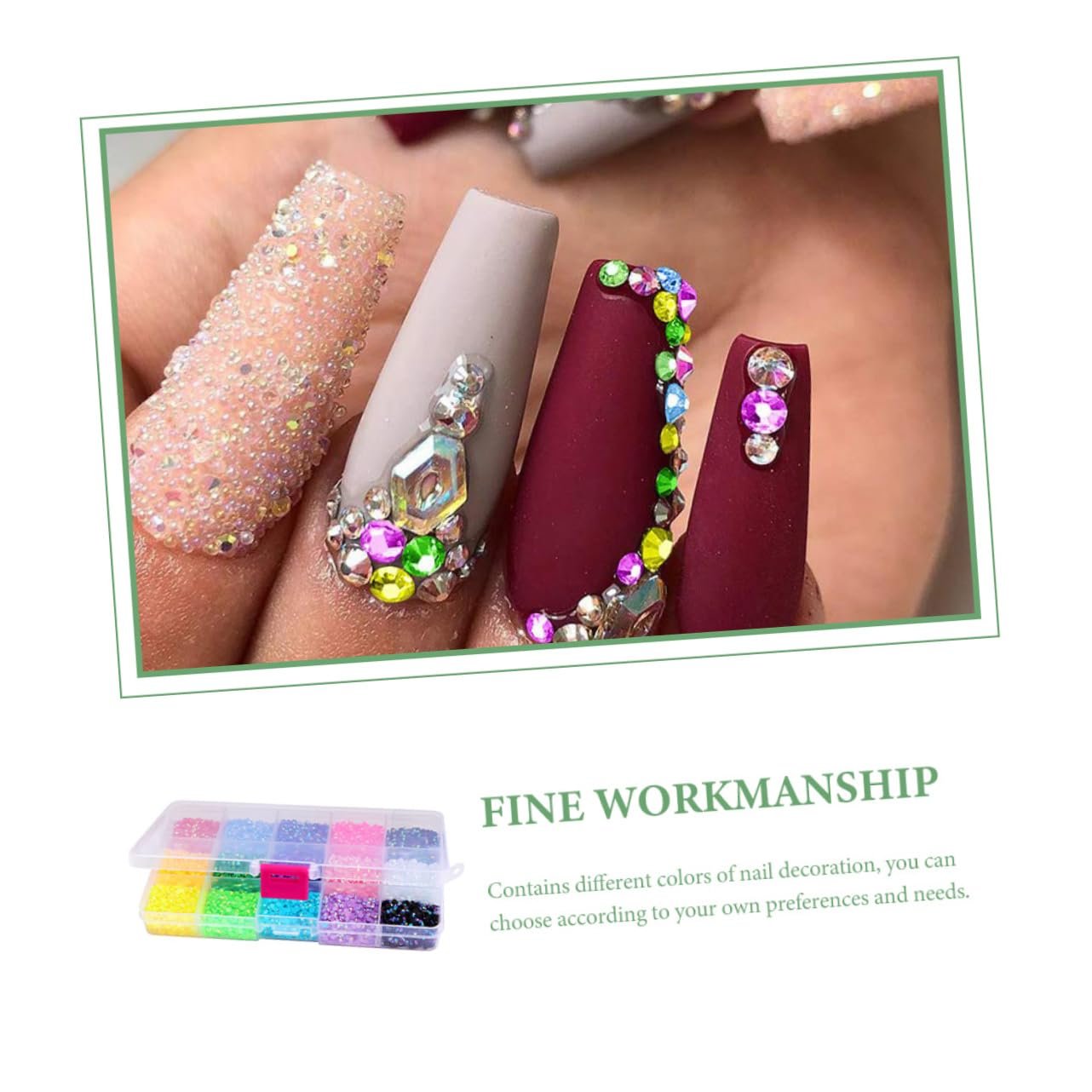 Стрази для нігтів Міні Аксесуари, фото №5