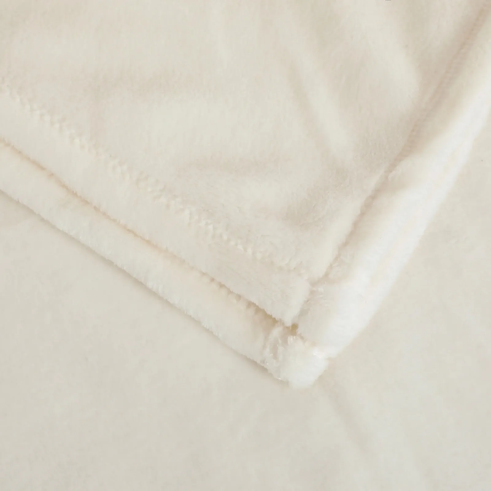 Плед Mixibaby Мягкий Пушистый Очень Мягкий и Теплый Фланелевый Флисовый Плед Устойчивый к Сминанию/Защищенный от Пятен Как Плед для Дивана или Кровати, Белый, 160 x 200 см, фото №4
