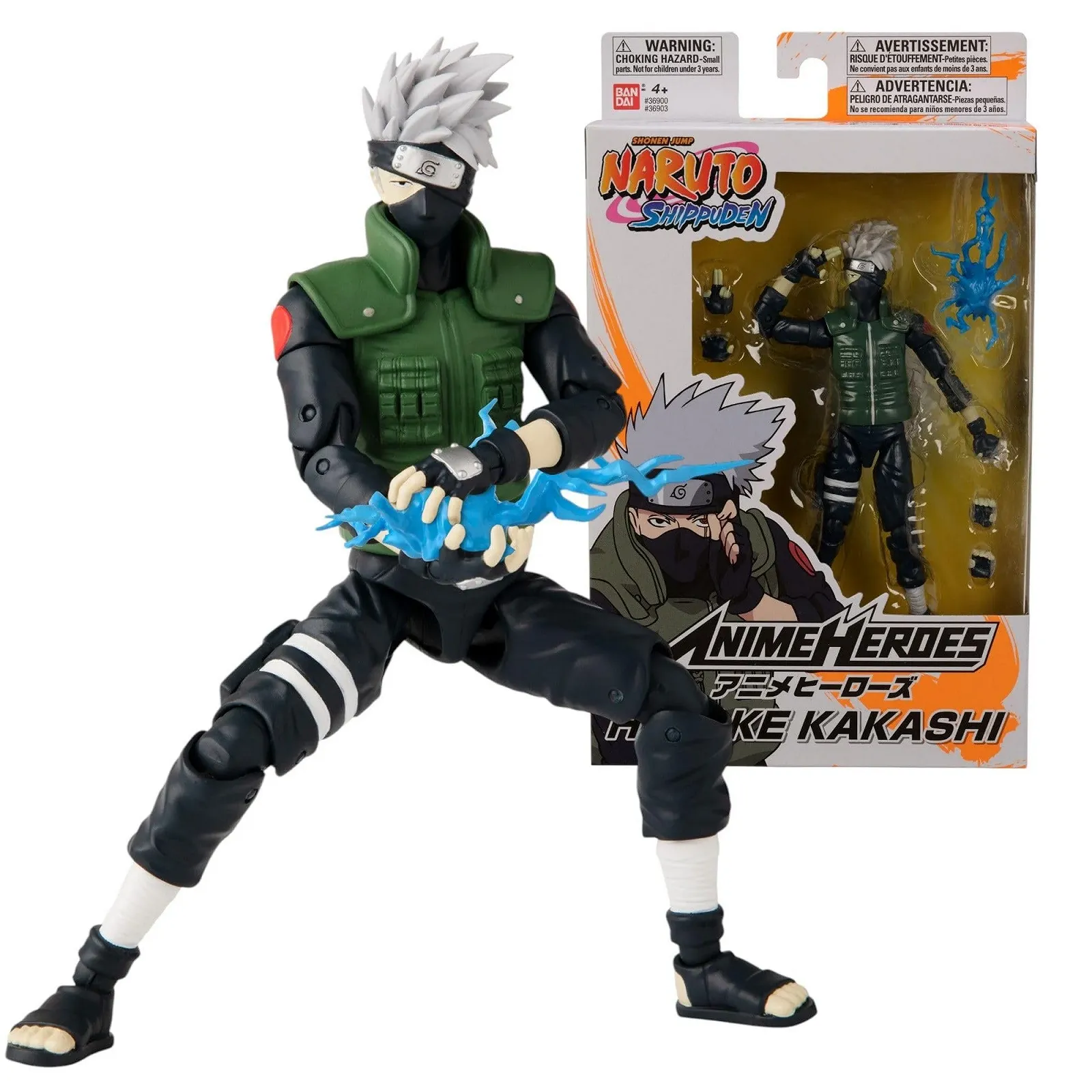 Фигурка Bandai Anime Heroes Naruto Shippuden 36903 Kakashi Hatake 17 см, фото №1
