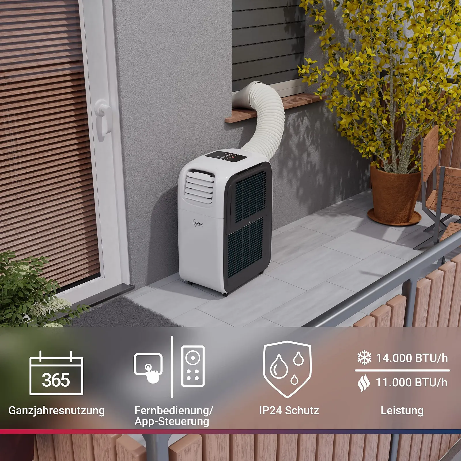 Мобильный кондиционер SUNTEC Transform 14,000 Eco R290 App 14,000 BTU, фото №4