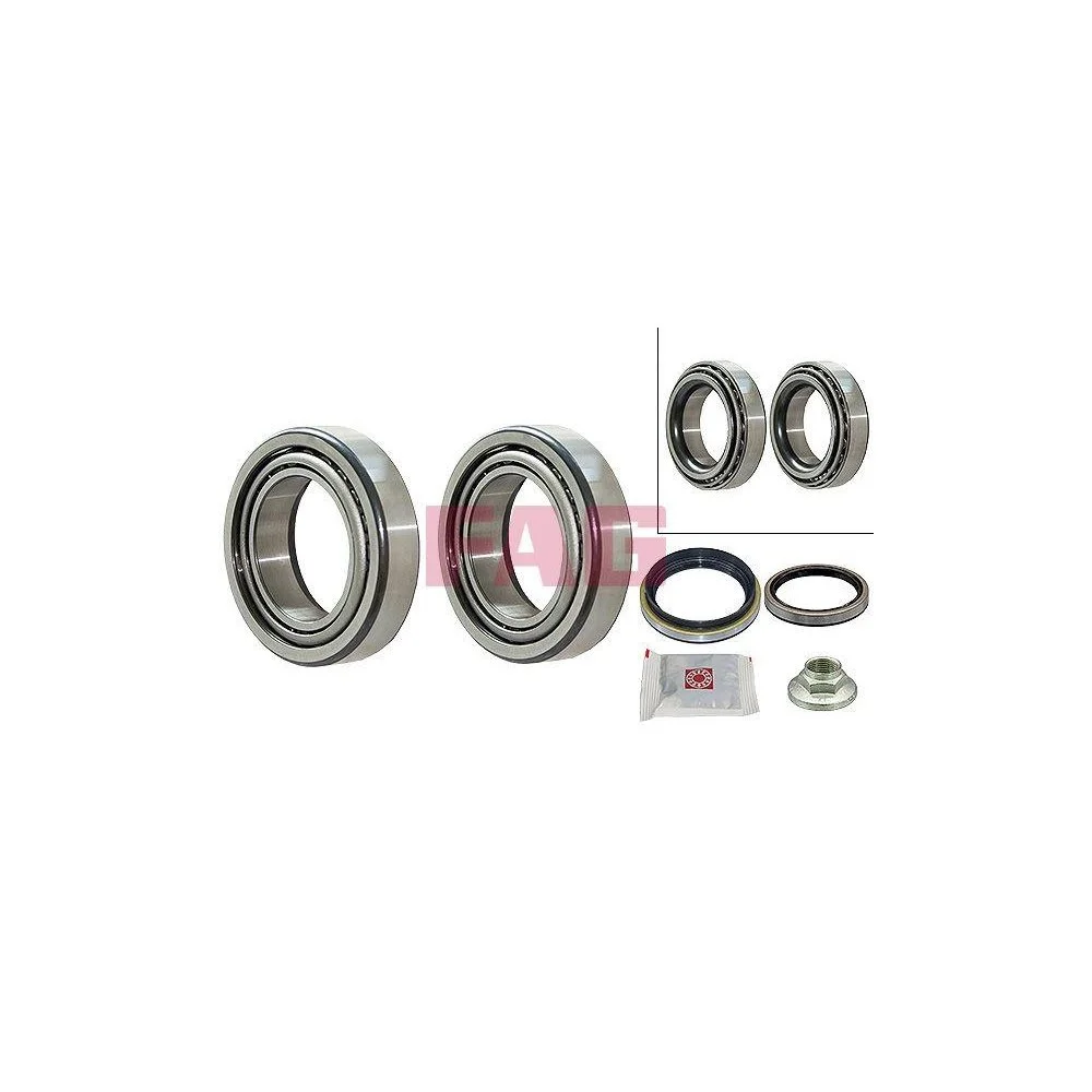 Комплект подшипника ступицы Schaeffler FAG 713 6151 30 для MAZDA KIA, передний мост, фото №1