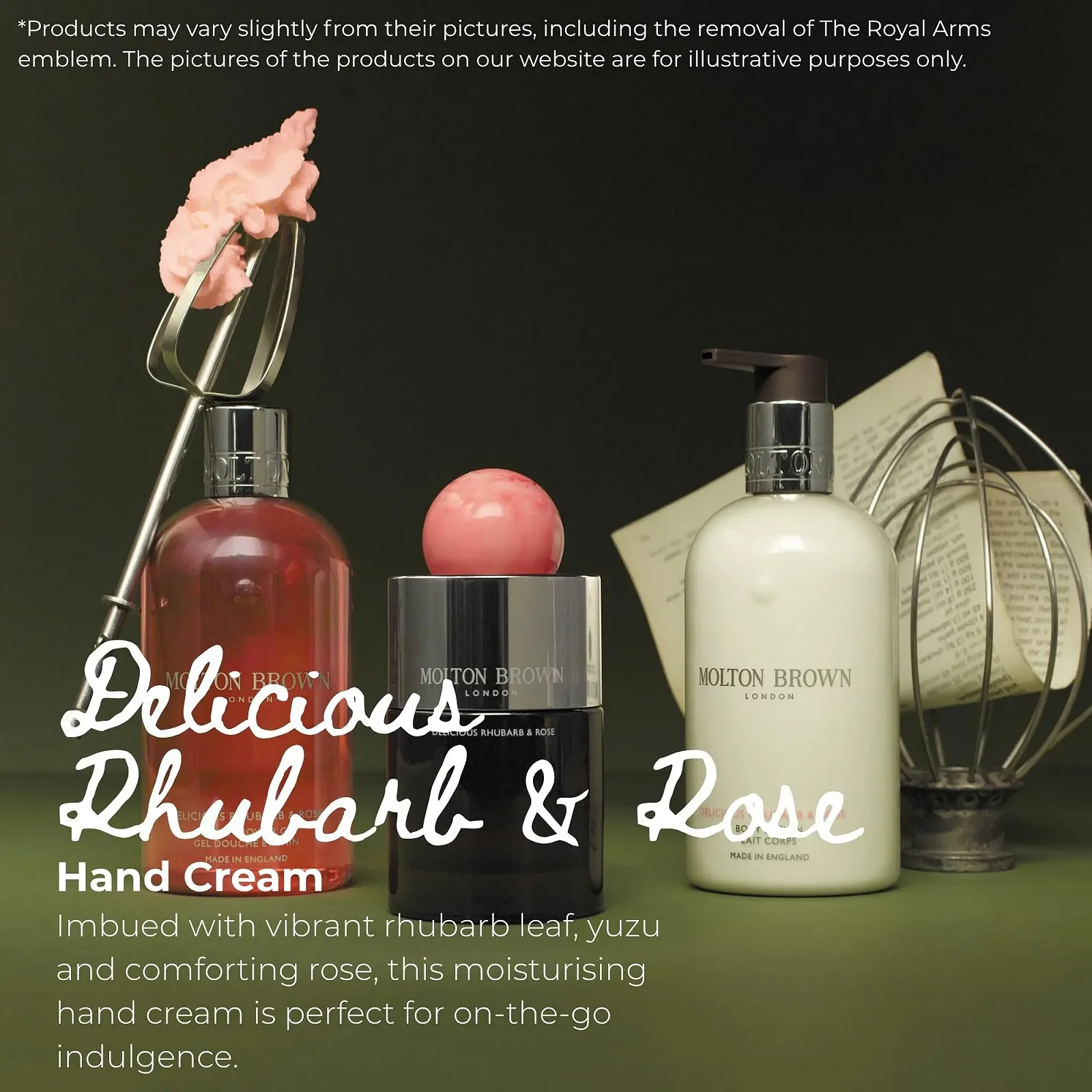 Крем для рук Molton Brown Delicious Rhubarb & Rose 40 мл, фото №3