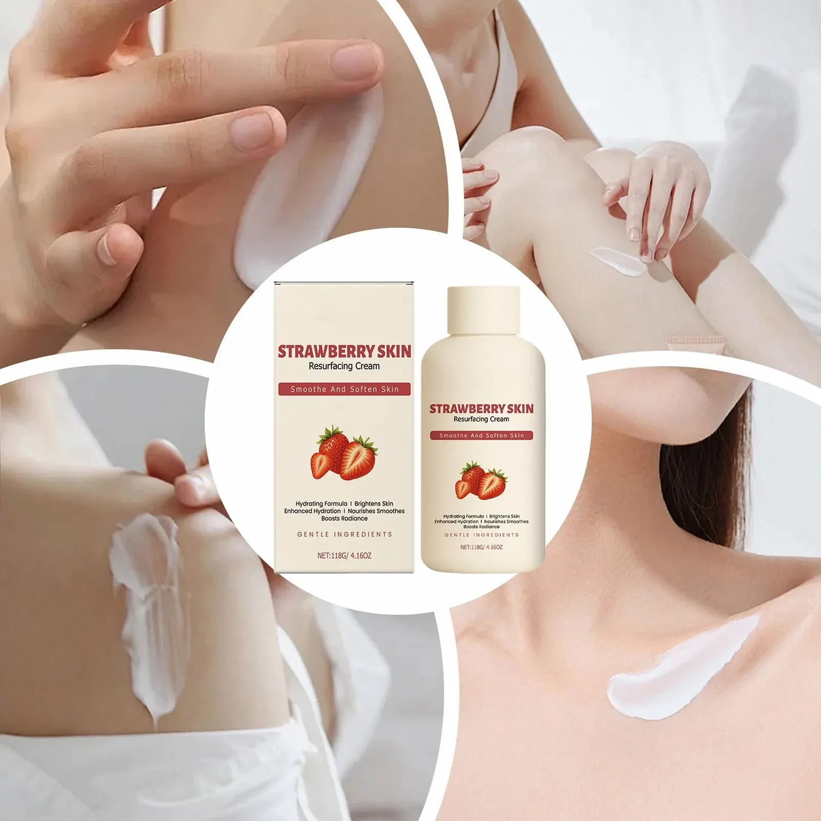 Крем для тіла зволожуючий 118 г - Догляд за тілом проти сухості для чоловіків і жінок Живіт Рука Нога, для дому для гладкої шкіри, фото №7