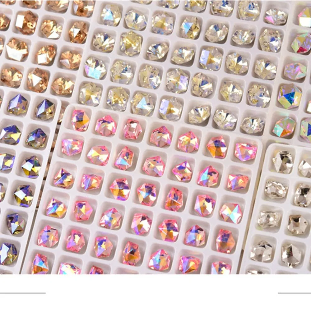 Стразы Кристаллические Набор 140 шт. Розовые Стразы радужные Прозрачные Кристаллы Блестящие Острые Aurora 3D Украшения для ногтей Цветные, фото №9 Стразы Кристаллические Набор 140 шт. Розовые Стразы радужные Прозрачные Кристаллы Блестящие Острые Aurora 3D Украшения для ногтей Цветные, фото №9