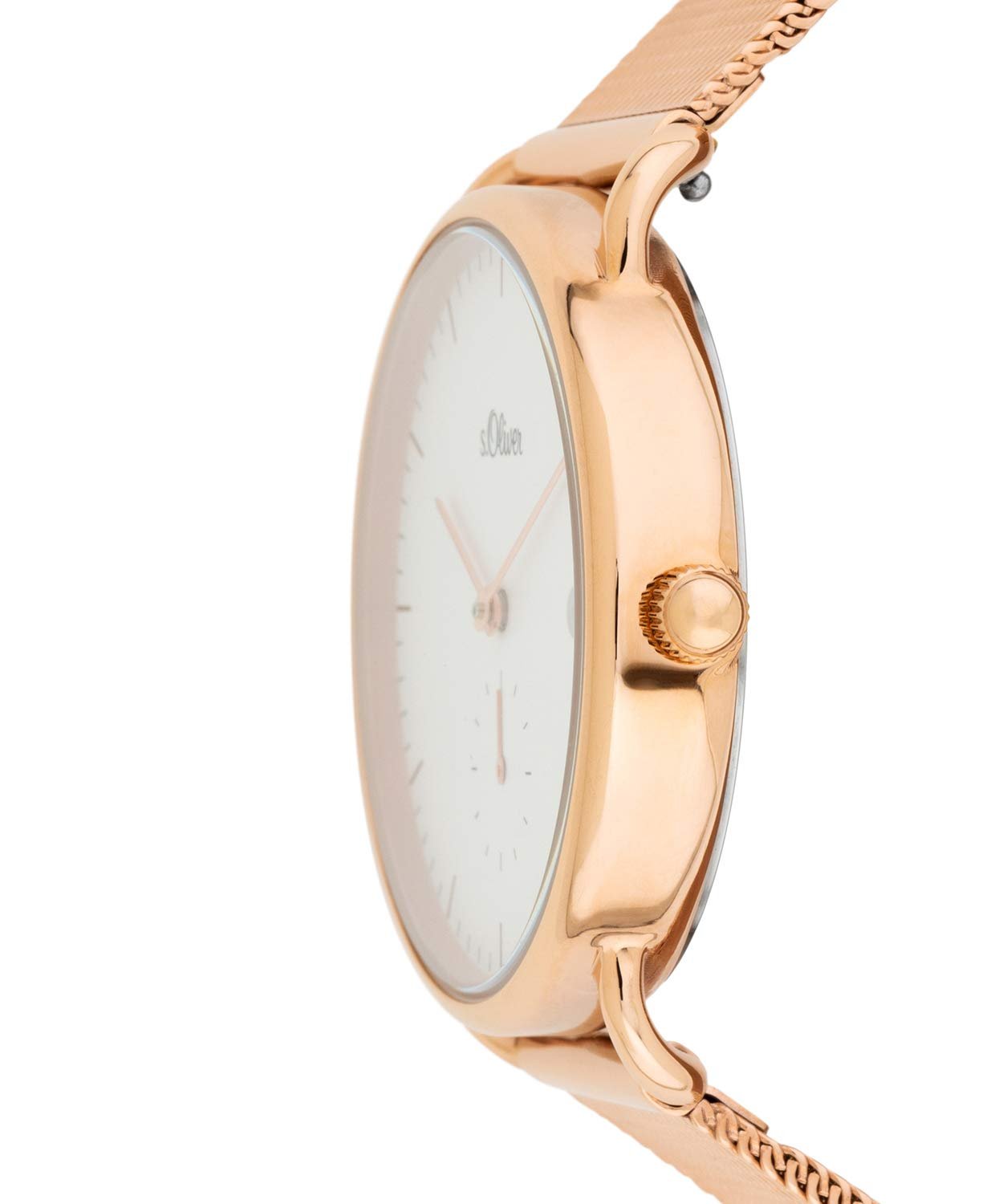 Часы s.Oliver Женские Аналоговые Кварцевые SO-3713-MQ Ремешок из нержавеющей стали, фото №3