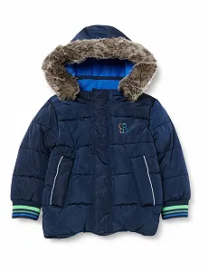 Куртка стеганная s.Oliver со съемным искусственным мехом - Фото 1