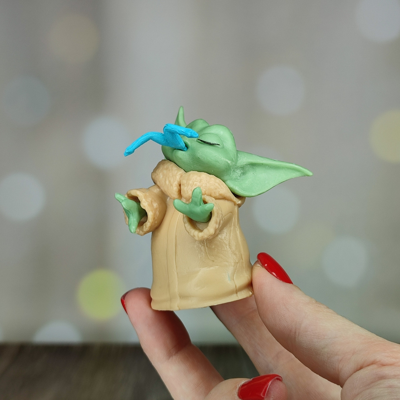 Фигурка статуэтка Грогу с лягушкой Малыш Йода Звездные войны Мандалорец, фото №2 Фигурка статуэтка Грогу с лягушкой Малыш Йода Звездные войны Мандалорец, фото №2