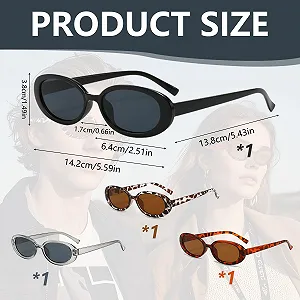 Сонцезахисні окуляри Жіночі DECUIOCC Вінтажні Celine Triomphe Вузькі овальні UV400 synthetic.ua - Фото 1