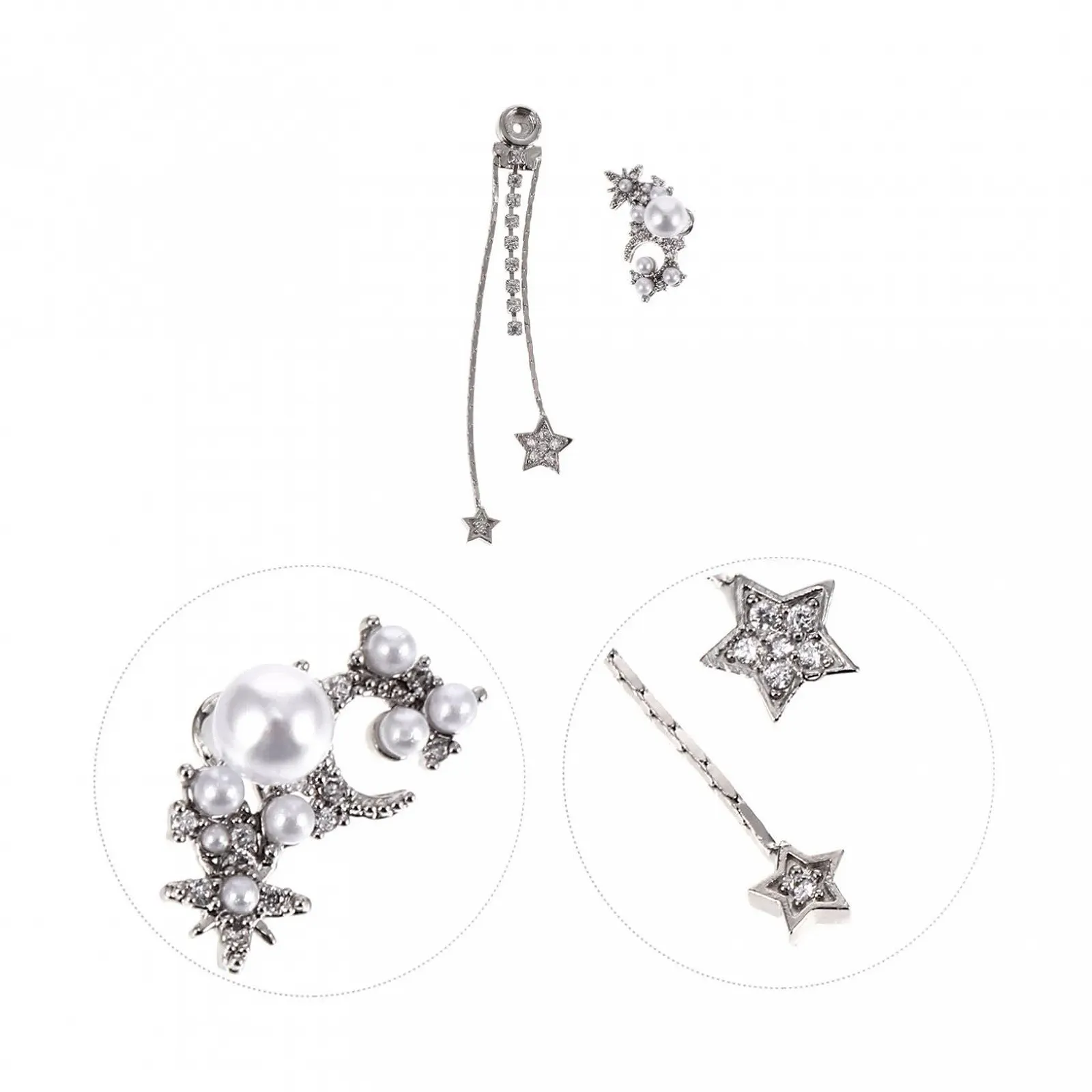 Украшение для ногтей FRCOLOR Заклепки Рождественские украшения Заклепки Самодельные украшения для маникюра Медь Инкрустированный циркон, фото №2