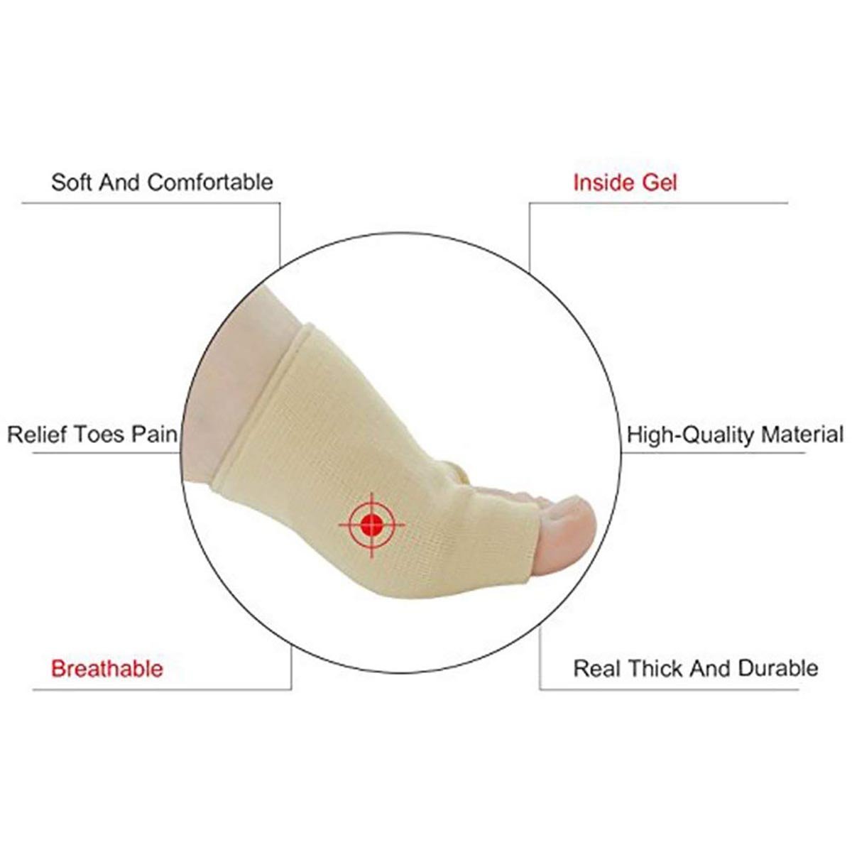 Шкарпетки Pedimend для полегшення болю при вальгусній деформації великого пальця стопи, фото №4 Шкарпетки Pedimend для полегшення болю при вальгусній деформації великого пальця стопи, фото №4