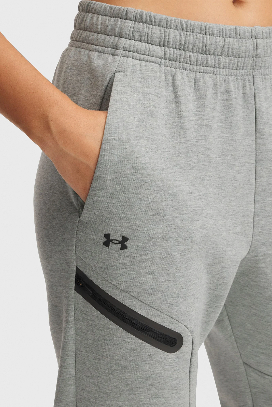 Штаны Under Armour Unstoppable Flc Jogger 1379846-348 Cерый L, фото №3