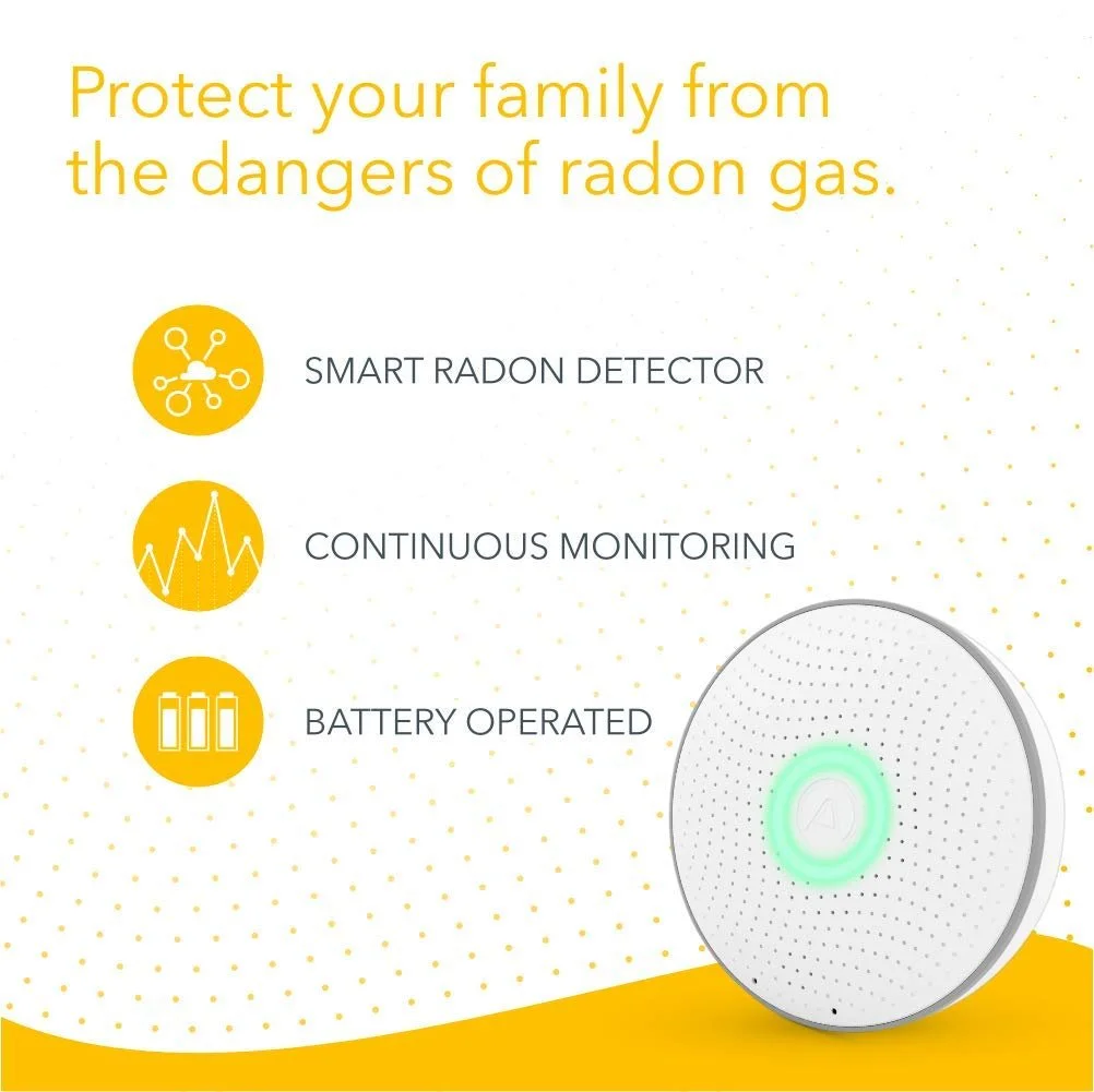 Детектор якості повітря Airthings Wave Radon Білий, фото №4