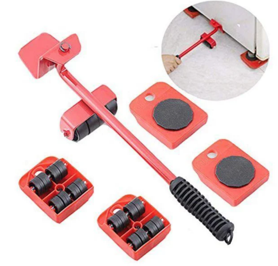 Набір для переміщення важких предметів меблів і техніки Moving Helpers 5 в 1 переносимий підйомник, фото №3