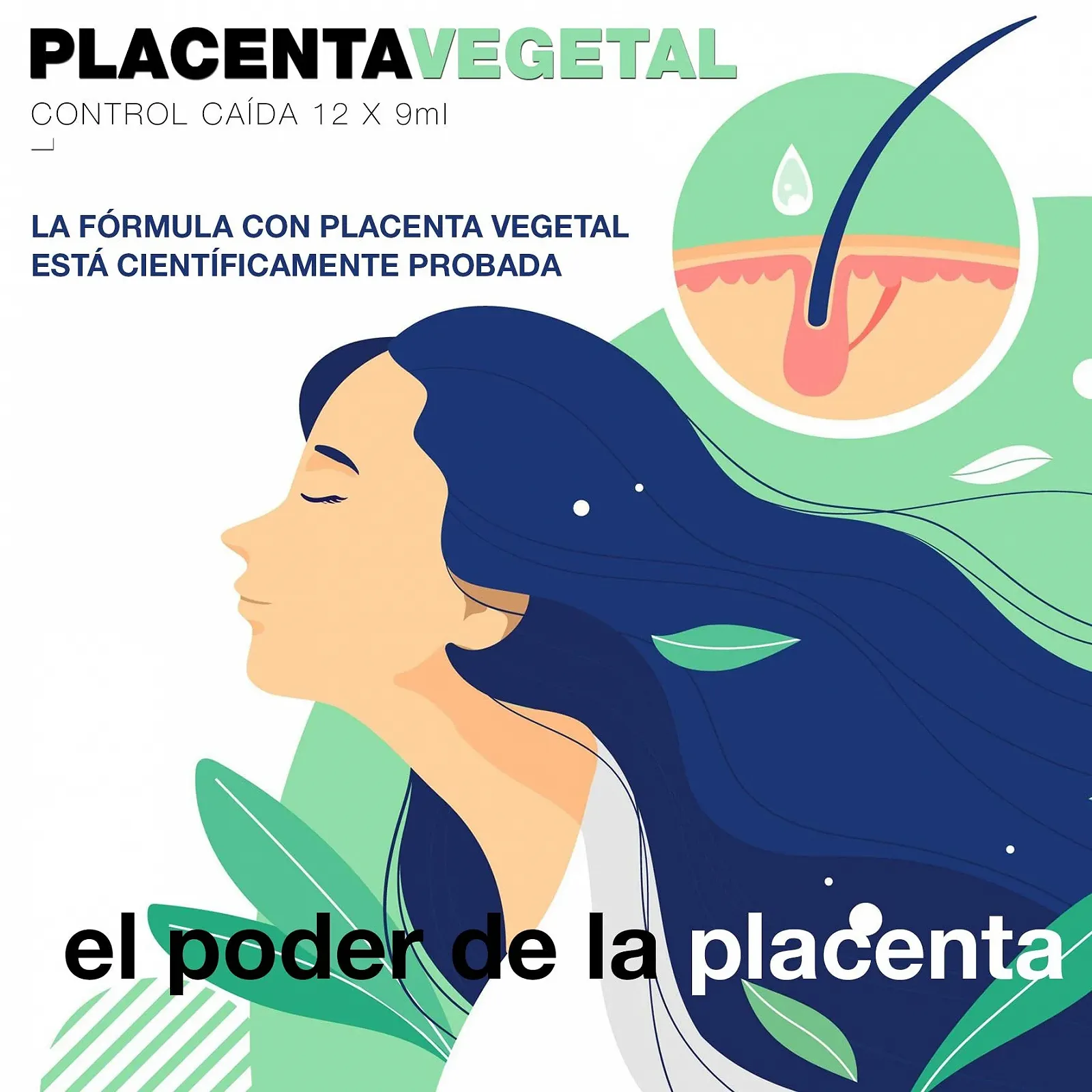 Засіб проти випадіння волосся Jean Claude Olivier з рослинною плацентою - 12 ампул, фото №3 Засіб проти випадіння волосся Jean Claude Olivier з рослинною плацентою - 12 ампул, фото №3