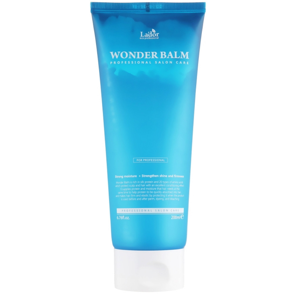 Кератиновый бальзам для ломких волос La'dor Wonder Balm 200 мл 8809181937615, фото №1