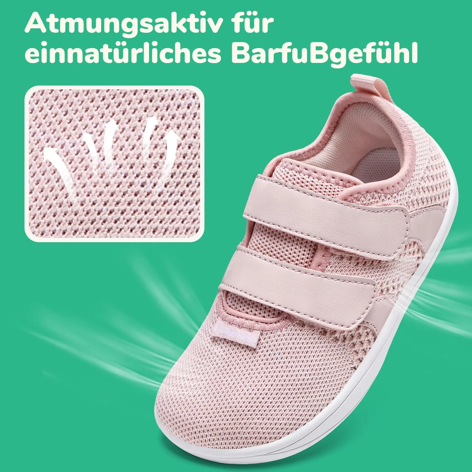 Босоножки IceUnicorn Широкие детские босоножки и девочек Минималистичные комнатные тапочки Детская Кроссовки Дышащие Легкие Фитнес-чешки, фото №8