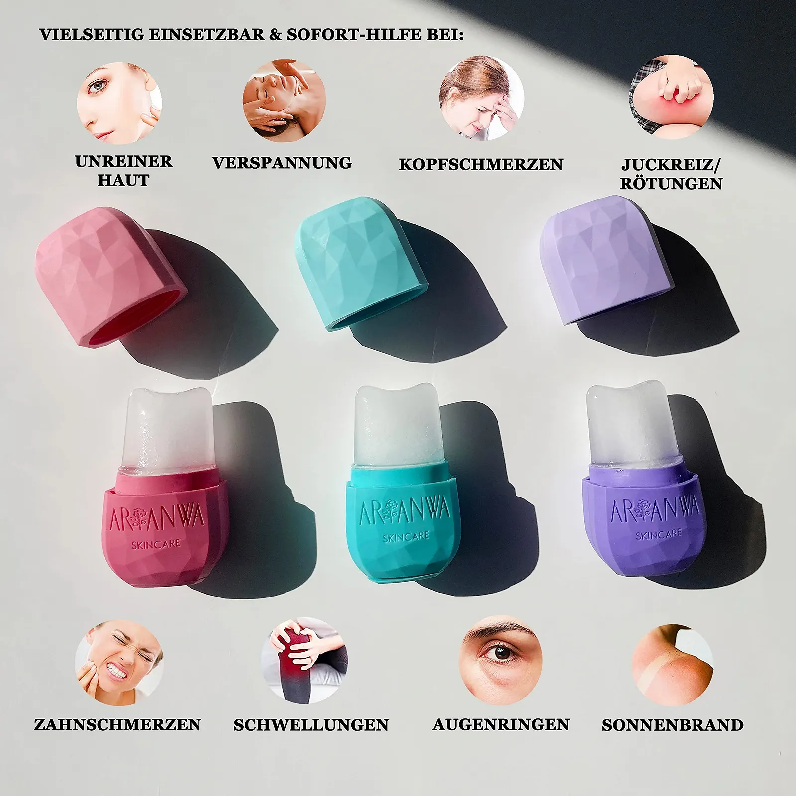 Крижаний Кубик для Обличчя ARI ANWA Skincare, фото №3