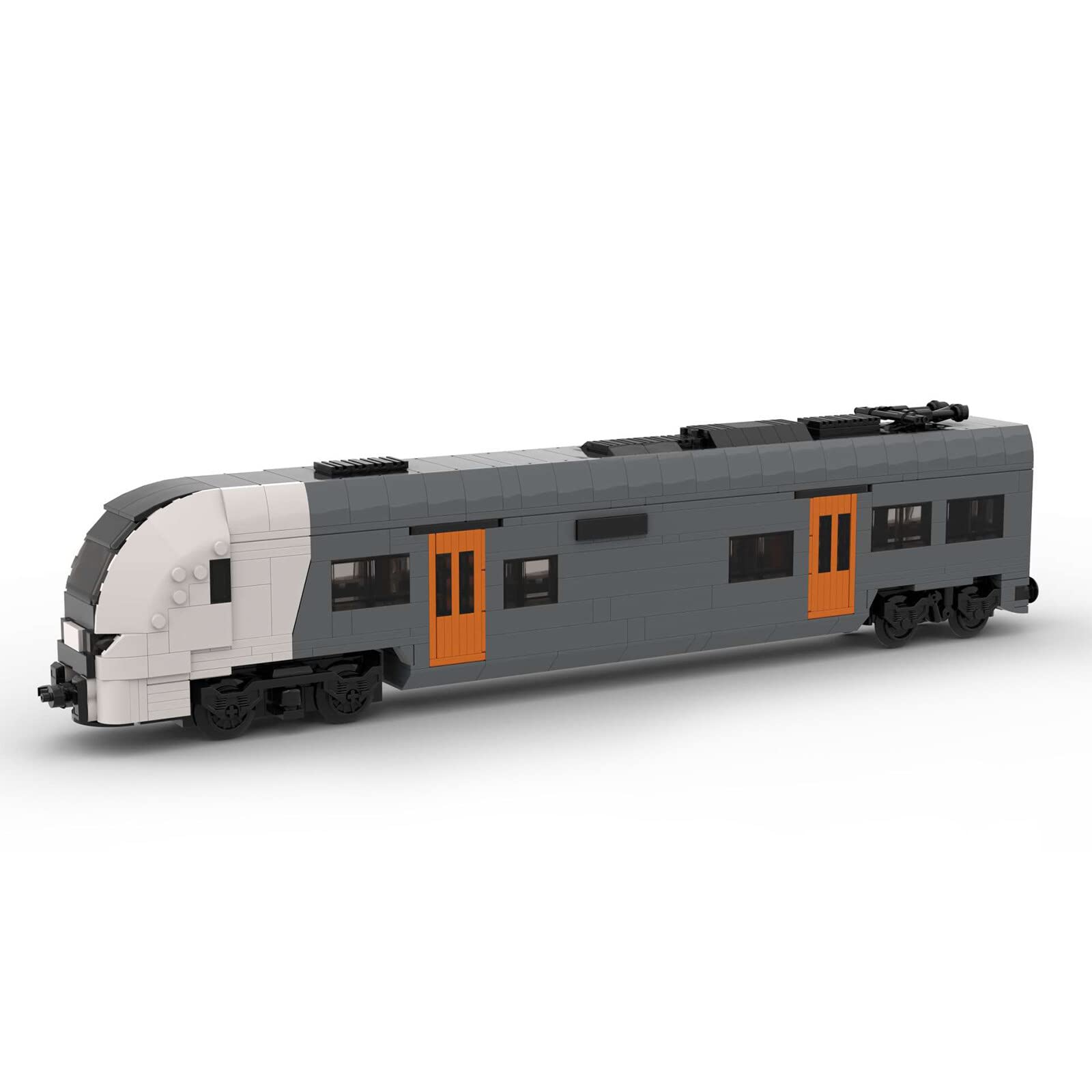 Конструктор APAP Technik Railway Building Blocks Set 6 Wide Dynamic Rhein-Ruhr-Express Building Blocks Model Kit (2917PCS), фото №7
