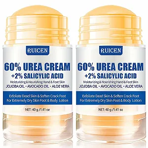 Крем для ног Ruicen с мочевиной 60% и салициловой кислотой 2% от мозолей 2 шт. - Фото 1