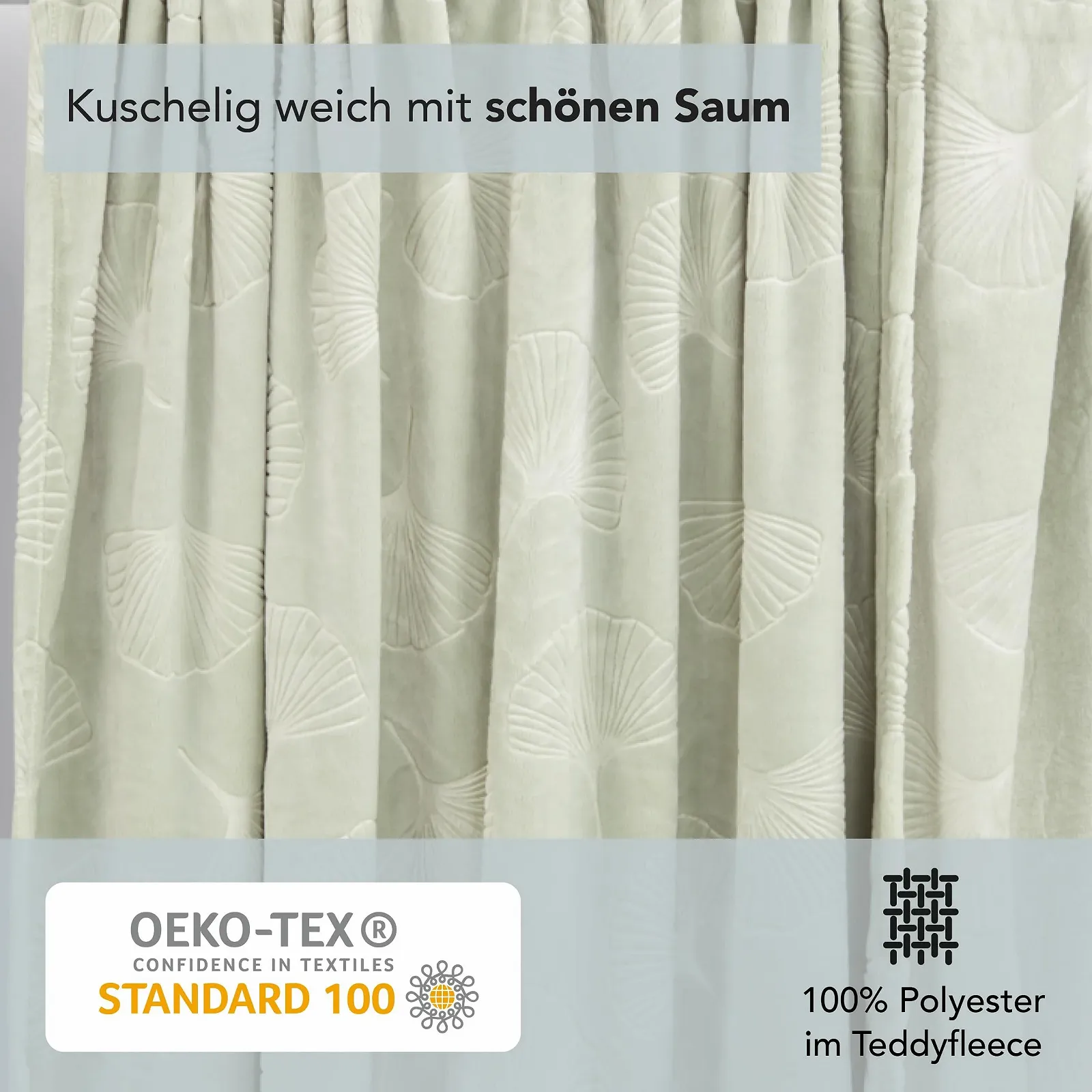 Покривало Como М'яка флісова ковдра, тонкої в'язки, 100% поліестер, фото №4