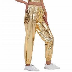 Легінси Жіночі Glitter Galaxy 80s Outfit Space Costume Space Girl Disco Metallic - Фото 1