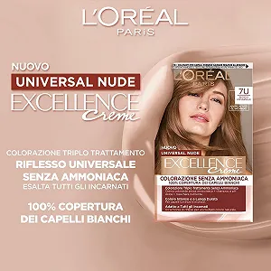 Фарба для волосся L'Oréal Paris Excellence Universal Nude 7U, без аміаку, блонд synthetic.ua - Фото 1
