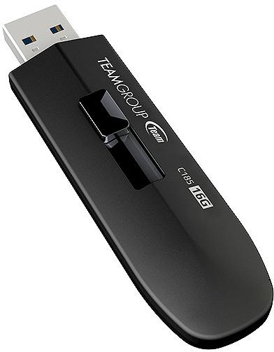 USB флеш-накопитель Team C185 16GB USB 2.0 Black TC18516GB01, фото №2 USB флеш-накопитель Team C185 16GB USB 2.0 Black TC18516GB01, фото №2