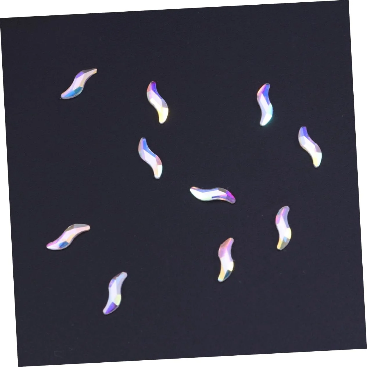 Украшения для ногтей FRCOLOR Плоские Стразы для ногтей Украшение для ногтей Кристалл Блестящие Стразы для ногтей Кристальные Стразы для ногтей Симфония Стразы для ногтей Набор страз для ногтей 10 шт., фото №3