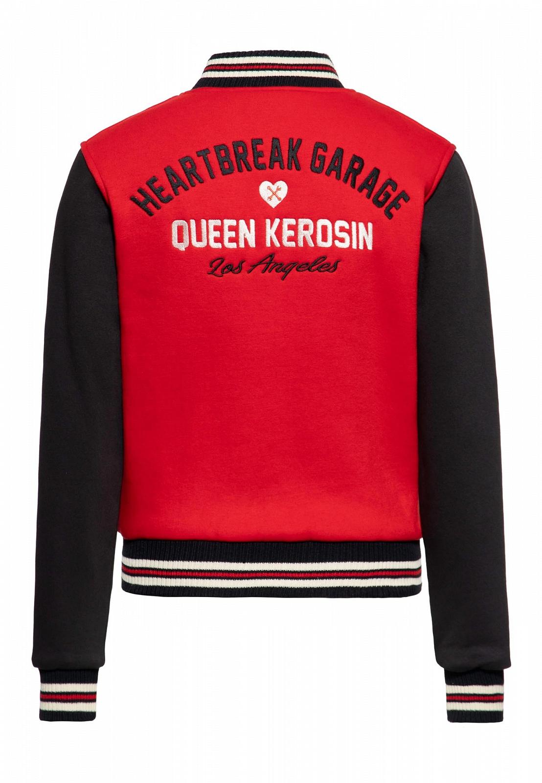 Женская куртка-бомбер Queen Kerosin Винтаж Ретро Workwear Pin-Up Rockabella Los Angeles Heartbreak Garage, фото №2