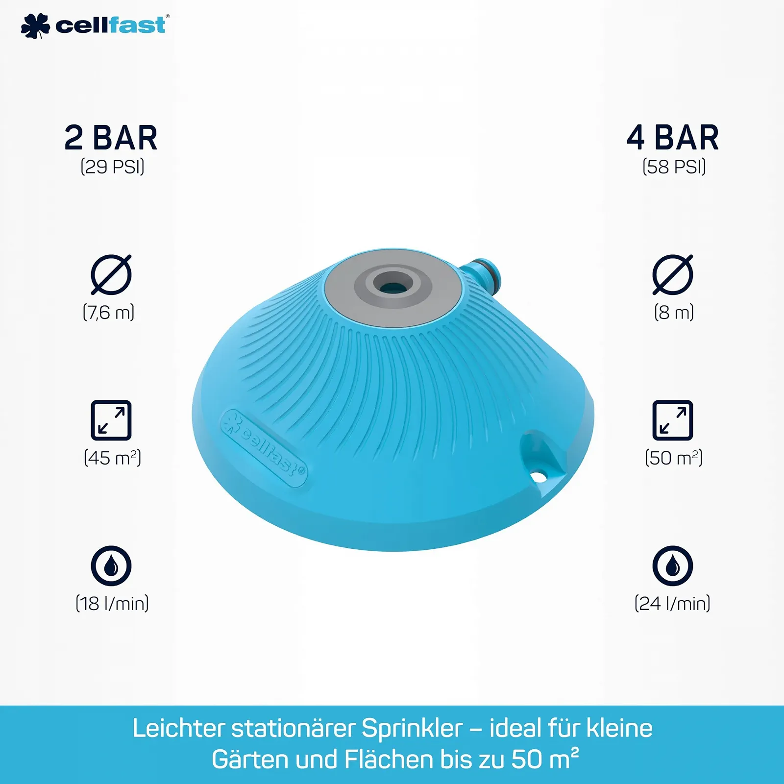 Пістолет-розпилювач CELLFAST Basic 7 функцій, фото №2 Пістолет-розпилювач CELLFAST Basic 7 функцій, фото №2