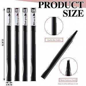 Олівець 3D 4 Fork Tips Waterproof Smudge-proof Microblading Eyebrow Pencil Коричневий ціна на synthetic.ua - Фото 1 Олівець 3D 4 Fork Tips Waterproof Smudge-proof Microblading Eyebrow Pencil Коричневий synthetic.ua - Фото 1