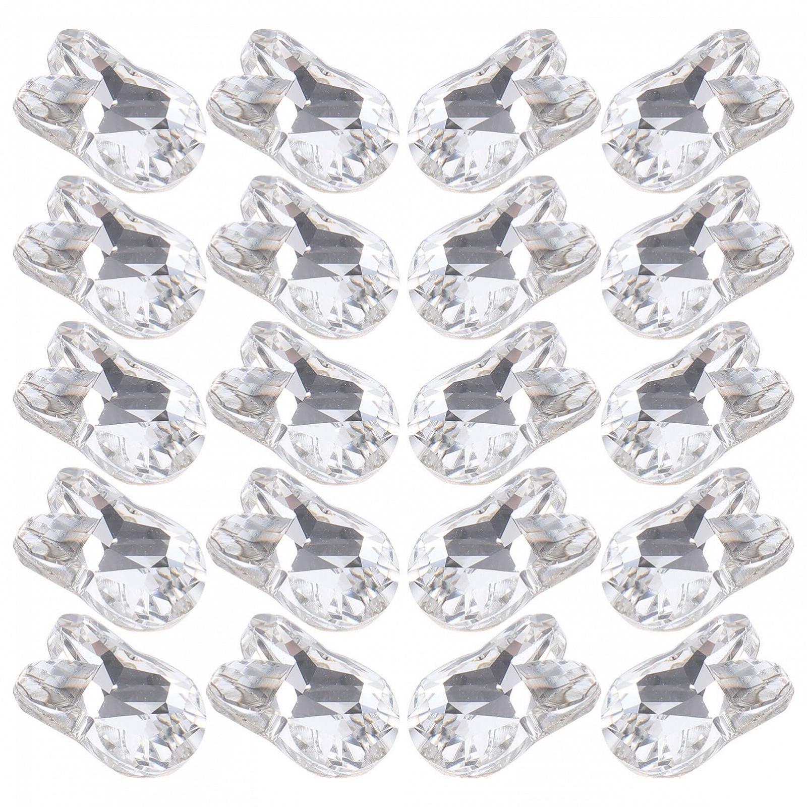 Стразы для ногтей Кролик FRCOLOR 100 шт Серебряный Жемчуг Кристалл Лунный свет, фото №6