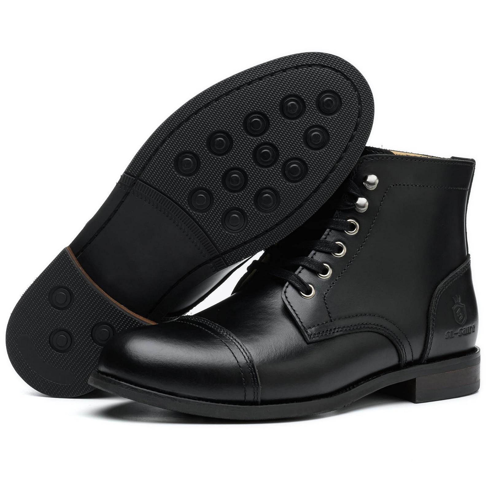 Ботинки SL-Saint Work Soft Toe Wedge Heel Мужские 6 дюймов кожаные коричневый, фото №6